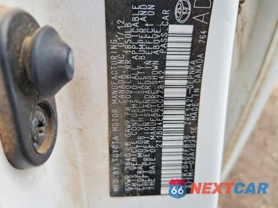 Zdjęcie 12 z 12 samochodu: 2012 TOYOTA COROLLA LE VIN:2T1BU4EE2CC778142 - miniatura