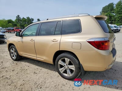 Drugie zdjęcie samochodu z przodu: 2009 TOYOTA HIGHLANDER SPORT VIN:JTEES43AX92141974 - miniatura