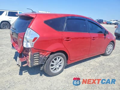 Trzecie zdjęcie samochodu z tyłu: 2014 TOYOTA PRIUS V THREE VIN:JTDZN3EU9EJ000523 - miniatura