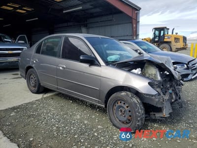 Czwarte zdjęcie samochodu z boku: 2004 HONDA CIVIC LX VIN:2HGES15584H627428 - miniatura