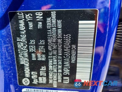Zdjęcie 13 z 13 samochodu: 2021 HYUNDAI ELANTRA SEL VIN:5NPLM4AG6MH046655 - miniatura