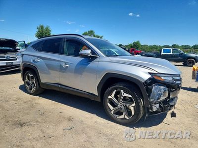 Czwarte zdjęcie samochodu z boku: 2023 HYUNDAI TUCSON SEL VIN:5NMJFCAE8PH237974 - miniatura