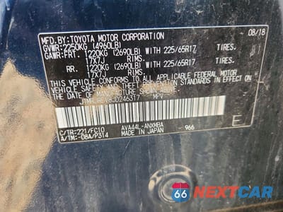 Zdjęcie 13 z 13 samochodu: 2018 TOYOTA RAV4 HYBRID XLE VIN:JTMRJREV8JD246317 - miniatura