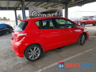 Trzecie zdjęcie samochodu z tyłu: 2012 TOYOTA YARIS 5-DOOR SE VIN:JTDKTUD35CD531669 - miniatura