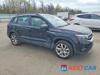 Czwarte zdjęcie samochodu z boku: 2023 VOLKSWAGEN TAOS S VIN:3VVFX7B24PM321271 - miniatura