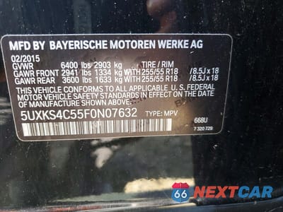 Zdjęcie 12 z 12 samochodu: 2015 BMW X5 XDRIVE35D VIN:5UXKS4C55F0N07632 - miniatura