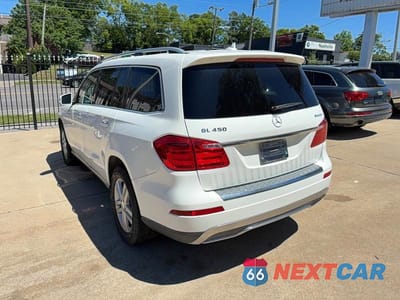 Trzecie zdjęcie samochodu z tyłu: 2014 MERCEDES-BENZ GL 450 4MATIC VIN:4JGDF7CE1EA304161 - miniatura