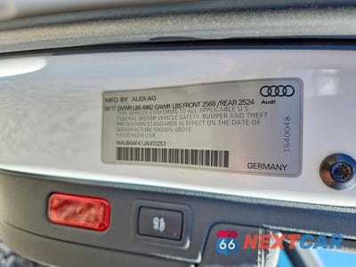 Zdjęcie 12 z 12 samochodu: 2018 AUDI S4 PREMIUM PLUS VIN:WAUB4AF41JA003253 - miniatura