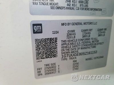 Zdjęcie 12 z 12 samochodu: 2025 GMC SIERRA K1500 DENALI VIN:1GTUUGE80SZ161153 - miniatura