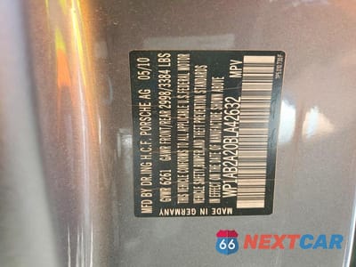 Zdjęcie 13 z 13 samochodu: 2011 PORSCHE CAYENNE S VIN:WP1AB2A20BLA42632 - miniatura