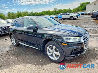 Czwarte zdjęcie samochodu z boku: 2020 AUDI Q5 PREMIUM PLUS VIN:WA1BNAFY6L2036694 - miniatura