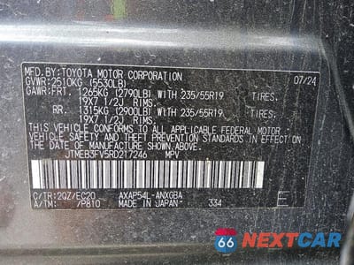 Zdjęcie 13 z 13 samochodu: 2024 TOYOTA RAV4 PRIME XSE VIN:JTMEB3FV5RD217246 - miniatura