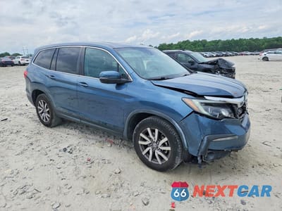Czwarte zdjęcie samochodu z boku: 2020 HONDA PILOT EXL VIN:5FNYF5H52LB016320 - miniatura
