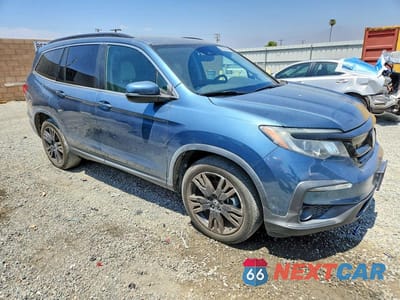 Czwarte zdjęcie samochodu z boku: 2022 HONDA PILOT SE VIN:5FNYF5H21NB003681 - miniatura