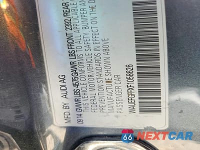 Zdjęcie 12 z 12 samochodu: 2015 AUDI A3 VIN:WAUEFGFFXF1058626 - miniatura