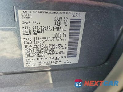 Zdjęcie 14 z 14 samochodu: 2022 INFINITI QX60 AUTOGRAPH VIN:5N1DL1HT6NC341739 - miniatura