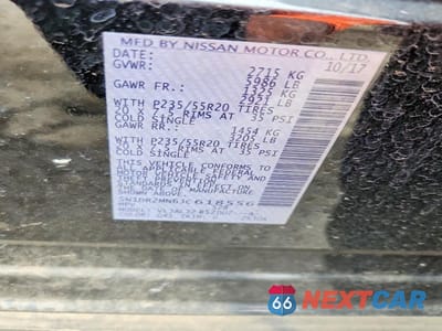 Zdjęcie 13 z 13 samochodu: 2018 NISSAN PATHFINDER PLATINUM VIN:5N1DR2MN6JC618556 - miniatura