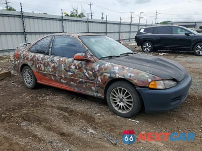 Czwarte zdjęcie samochodu z boku: 1994 HONDA CIVIC EX VIN:1HGEJ1127RL016539 - miniatura