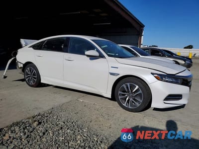 Czwarte zdjęcie samochodu z boku: 2019 HONDA ACCORD HYBRID VIN:1HGCV3F18KA020320 - miniatura