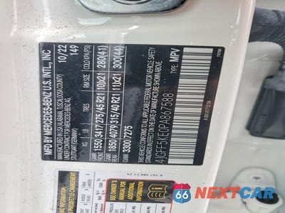 Zdjęcie 13 z 13 samochodu: 2023 MERCEDES-BENZ GLS 450 4MATIC VIN:4JGFF5KE0PA867588 - miniatura