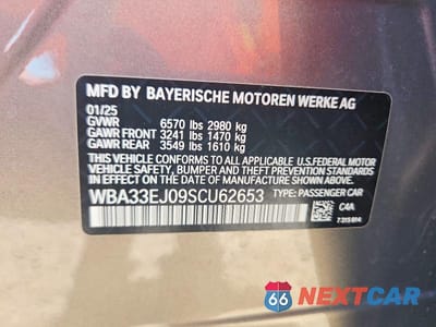 Zdjęcie 12 z 12 samochodu: 2025 BMW 760 XI VIN:WBA33EJ09SCU62653 - miniatura