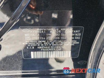Zdjęcie 13 z 13 samochodu: 2014 HYUNDAI ELANTRA SE VIN:KMHDH4AE3EU149252 - miniatura