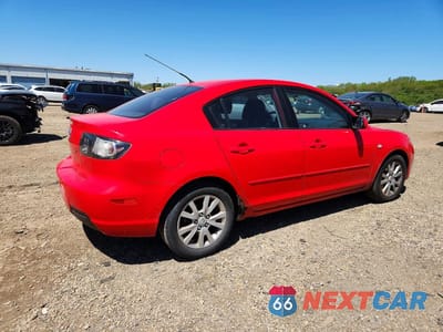 Trzecie zdjęcie samochodu z tyłu: 2008 MAZDA 3 I VIN:JM1BK12F281836246 - miniatura