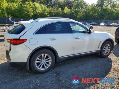 Trzecie zdjęcie samochodu z tyłu: 2010 INFINITI FX35 BASE VIN:JN8AS1MW2AM852402 - miniatura