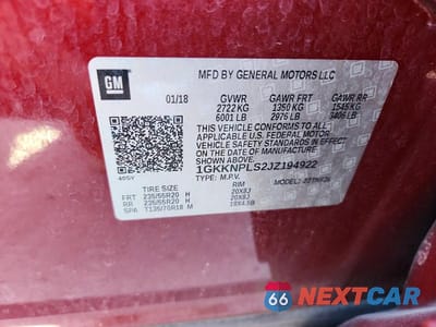 Zdjęcie 13 z 13 samochodu: 2018 GMC ACADIA DENALI VIN:1GKKNPLS2JZ194922 - miniatura