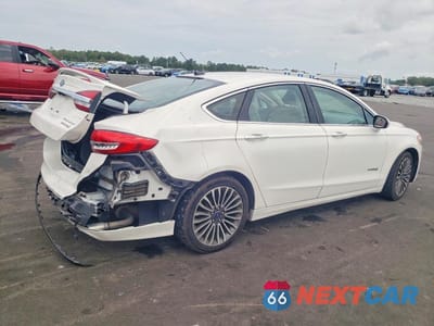 Trzecie zdjęcie samochodu z tyłu: 2018 FORD FUSION TITANIUM VIN:3FA6P0RU8JR147265 - miniatura