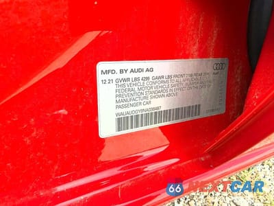 Zdjęcie 10 z 10 samochodu: 2022 AUDI A3 PREMIUM VIN:WAUAUDGY8NA038487 - miniatura