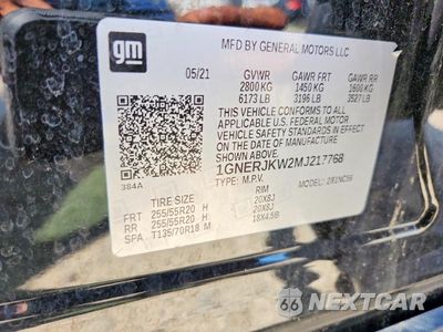 Zdjęcie 14 z 14 samochodu: 2021 CHEVROLET TRAVERSE RS VIN:1GNERJKW2MJ217768 - miniatura