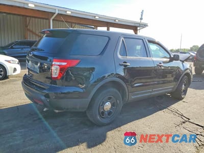 Trzecie zdjęcie samochodu z tyłu: 2013 FORD EXPLORER POLICE INTERCEPTOR VIN:1FM5K7AR7DGB79104 - miniatura