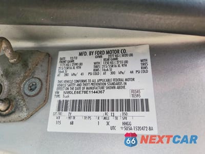 Zdjęcie 13 z 13 samochodu: 2014 FORD TRANSIT CONNECT XL VIN:NM0LE6E78E1144367 - miniatura