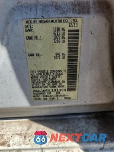 Zdjęcie 13 z 13 samochodu: 2014 NISSAN ALTIMA 2.5 SL VIN:1N4AL3AP5EC191399 - miniatura