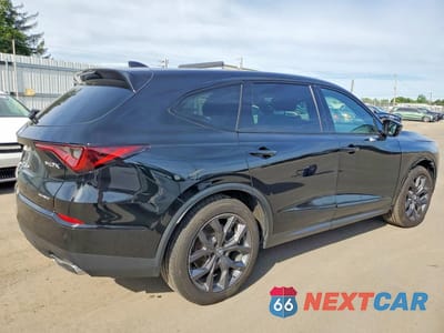 Trzecie zdjęcie samochodu z tyłu: 2022 ACURA MDX A-SPEC VIN:5J8YE1H01NL050900 - miniatura
