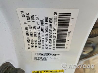 Zdjęcie 12 z 12 samochodu: 2014 HONDA ACCORD LX VIN:1HGCR2F38EA257412 - miniatura