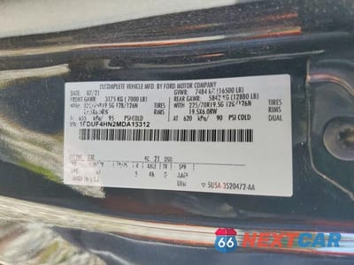 Zdjęcie 12 z 12 samochodu: 2021 FORD F450 SUPER DUTY VIN:1FDUF4HN2MDA15312 - miniatura