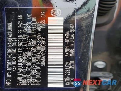 Zdjęcie 12 z 12 samochodu: 2024 LEXUS ES 300H F SPORT HANDLING VIN:58ABA1C17RU039131 - miniatura