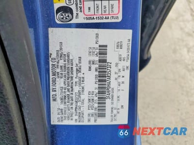 Zdjęcie 12 z 12 samochodu: 2010 FORD FUSION SE VIN:3FAHP0HA7AR357372 - miniatura