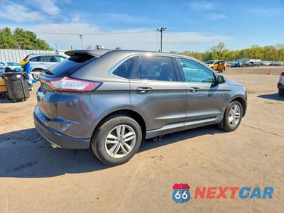 Trzecie zdjęcie samochodu z tyłu: 2018 FORD EDGE SEL VIN:2FMPK3J9XJBC32642 - miniatura