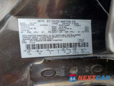 Zdjęcie 12 z 12 samochodu: 2008 FORD F250 SUPER DUTY VIN:1FTSW21R38EA38790 - miniatura