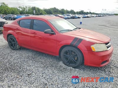 Czwarte zdjęcie samochodu z boku: 2012 DODGE AVENGER VIN:1C3CDZAG2CN314259 - miniatura