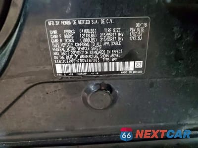 Zdjęcie 12 z 12 samochodu: 2016 HONDA HR-V EXL VIN:3CZRU6H70GM767283 - miniatura