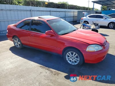 Czwarte zdjęcie samochodu z boku: 1999 HONDA CIVIC EX VIN:1HGEJ8244XL031196 - miniatura