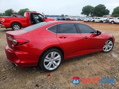 Trzecie zdjęcie samochodu z tyłu: 2023 ACURA TLX TECHNOLOGY VIN:19UUB5F48PA001938 - miniatura