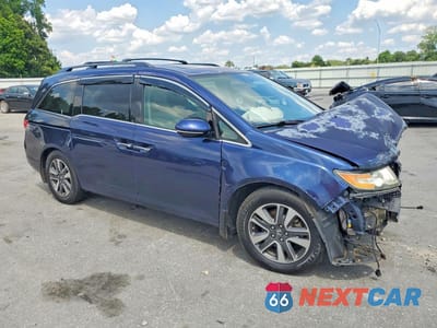 Czwarte zdjęcie samochodu z boku: 2014 HONDA ODYSSEY TOURING VIN:5FNRL5H91EB095014 - miniatura