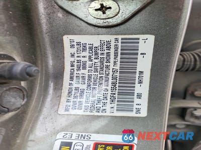 Zdjęcie 12 z 12 samochodu: 2008 HONDA CIVIC LX VIN:1HGFA15548L007157 - miniatura