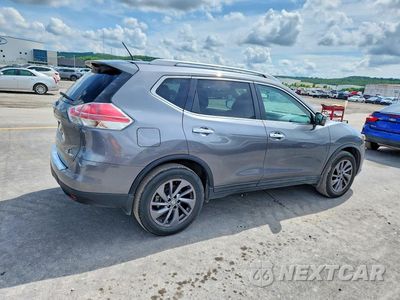Trzecie zdjęcie samochodu z tyłu: 2016 NISSAN ROGUE SL VIN:5N1AT2MV5GC851583 - miniatura