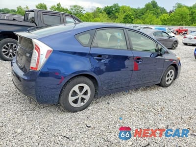 Trzecie zdjęcie samochodu z tyłu: 2013 TOYOTA PRIUS THREE VIN:JTDKN3DU9D1726500 - miniatura